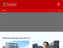 Tablet Screenshot of management.ac.nz