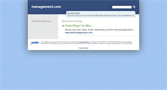 Desktop Screenshot of management.com
