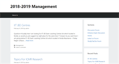 Desktop Screenshot of management.ind.in