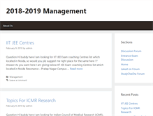 Tablet Screenshot of management.ind.in